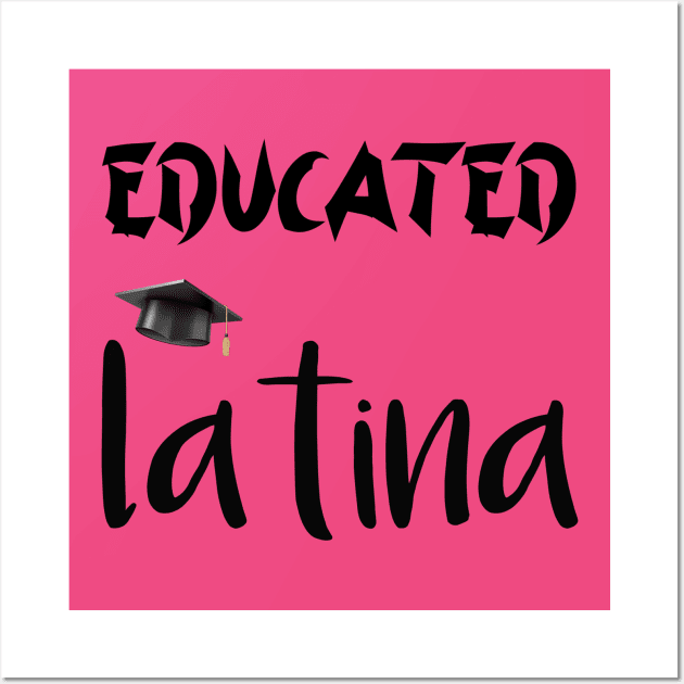 Educated latina Wall Art by Duodesign